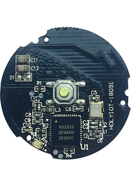 NRF52810 Bluetooth 5.0 Düşük Güç Tüketimi Modülü Beacon Iç Mekan Konumlandırma Siyah, 31,5 x 31,5 x 10MM (Yurt Dışından)