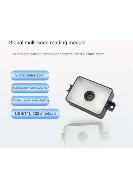 GM78 1d 2d Barkod Okuyucu Modülü TTL-232/USB Arayüzü Sürekli 1d ve Qr Kod Tarama Barkod Tarayıcı Modülü (Yurt Dışından)