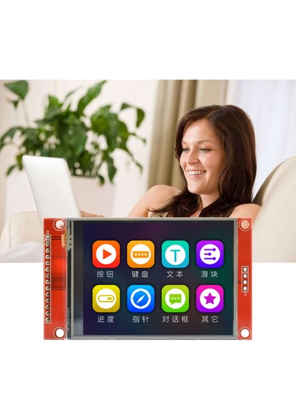 2.8 Inç 240X320 Spı Tft LCD Ekran Modülü Spı Seri Port 51 Sürücü ILI9341V LCD Seri Port Modülü STM32 Sürücü Ekranı (Yurt Dışından)