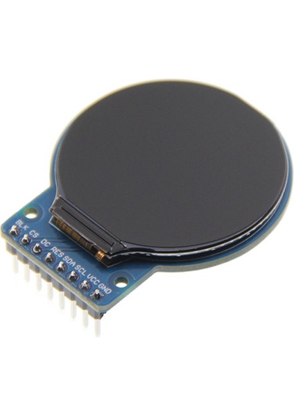 1.28 Inç IPS Tam Görünüm Tft Ekran LCD Ekran Spı Seri Port Yuvarlak Ekran 240X240 Çözünürlük Renkli Ekran Modülü (Yurt Dışından)