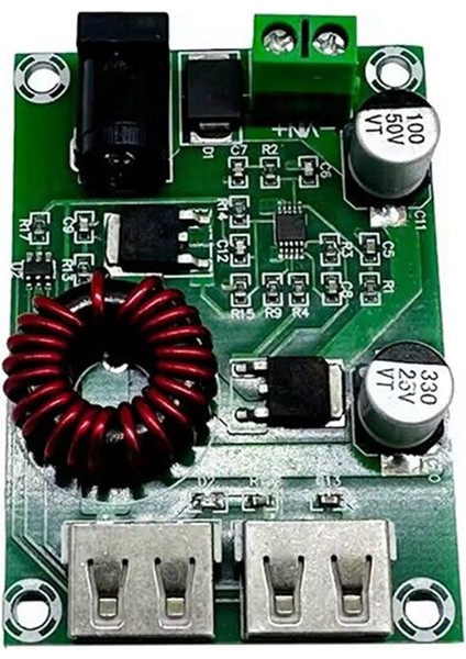 XH-M224 Çift USB Çıkış Modülü 5V 6A Voltaj Regülatörü Modülü Çift 5V 3A Şarj Edilebilir Şarj Devre Kartı Modülü (Yurt Dışından)