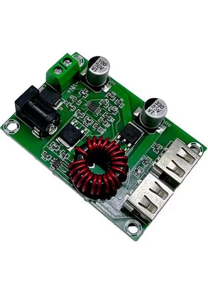 XH-M224 Çift USB Çıkış Modülü 5V 6A Voltaj Regülatörü Modülü Çift 5V 3A Şarj Edilebilir Şarj Devre Kartı Modülü (Yurt Dışından)