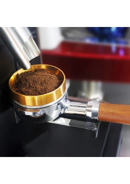 Pembe Tarzı 58 mm Manyetik Kahve Dozaj Halkası Espresso Toz Konteyner Öğütücü Demleme Kasesi Kahve Tozu Portafilter (Yurt Dışından) fırsatları