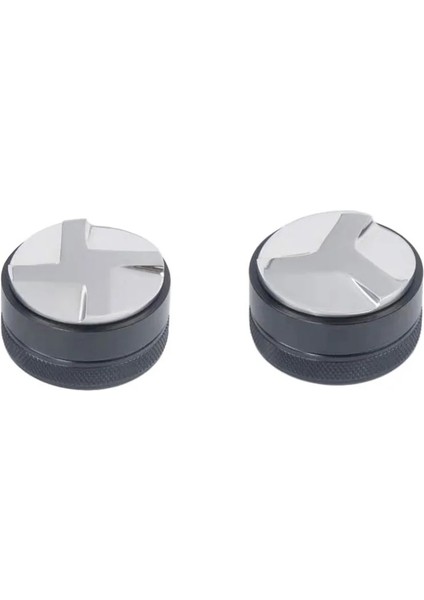 G-Düz Tarzı 53 mm Alaşım Kahve Dağıtıcı ve Kurcalama, Çift Kafa Kahve Düzleştirici Uyar, Ayarlanabilir Derinlik- Profesyonel Espresso El Kurcalamaları mm (Yurt Dışından) indirimleri