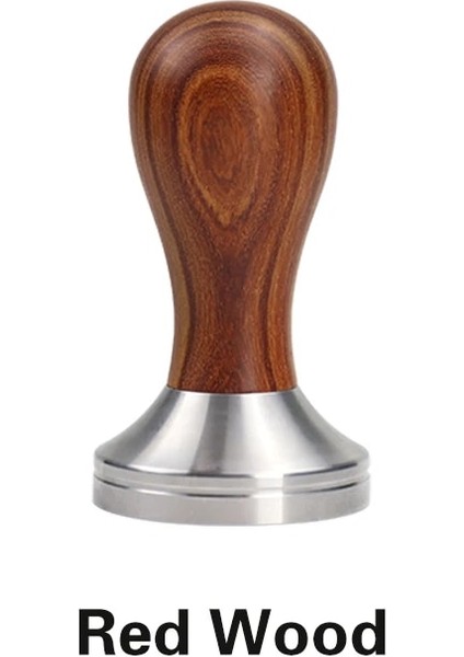 Koyu Gri Tarzı 58 mm 304 Paslanmaz Çelik Taban Kahve Tozu Çekiç Masif Ahşap Saplı Sabotaj mm Barista Espresso Özelleştirilmiş Aksesuar Araçları (Yurt Dışından)
