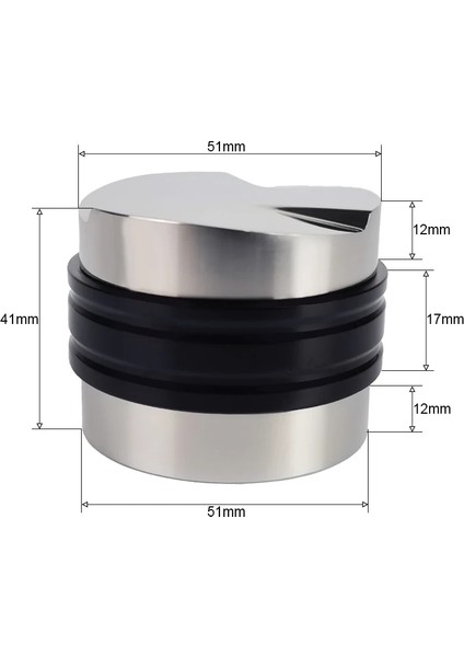 2kulak 51MM Filtre W2 Stili 304 Paslanmaz Çelik Çift Taraflı Derinlikli Kahve Distribütörüseviye ve El Kurcalama Portafiltreleri (Yurt Dışından) modelleri