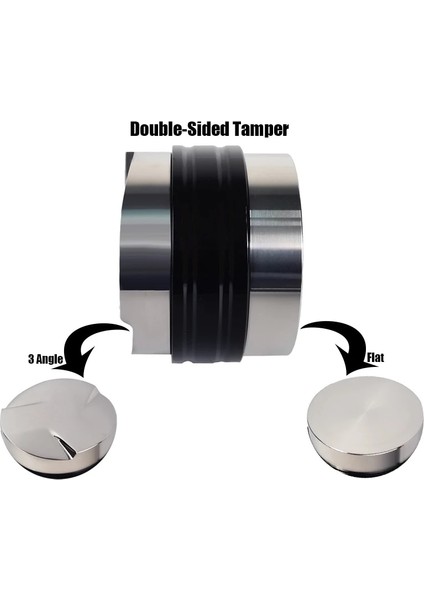 2kulak 51MM Filtre W2 Stili 304 Paslanmaz Çelik Çift Taraflı Derinlikli Kahve Distribütörüseviye ve El Kurcalama Portafiltreleri (Yurt Dışından) fırsatları