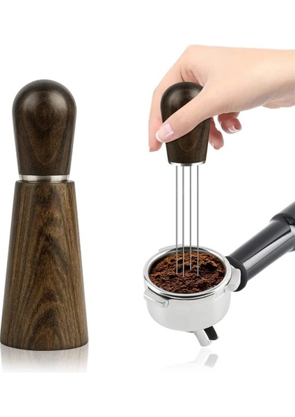 D Stili Paslanmaz Çelik Iğne Kahve Sabotaj Kahve Karıştırıcı Distribütör Leveler Aracı Iğne Tipi Kahve Tozu Distribütör Saplı (Yurt Dışından) fiyatları