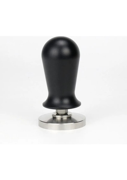 Siyah Stil 51 mm M Kahve Sabotaj Ahşap Saplı Basın Düz Taban Espresso Makinesi Öğütücü Toz Çekiç Bira Kase Kahve Barista Çok (Yurt Dışından)