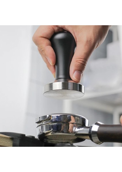 Siyah 58 mm Stili Amper El Yapımı Kahve Sıkıştırılmış Toz Çekiç Espresso Makinesi Cafe Barista Araçları Makine Aksesuarları (Yurt Dışından) fiyatları