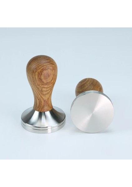 Kırmızı Sandal Ağacı Stili 57MM Ahşap Saplı Kahve Sabotaj Tozu Çekiç Paslanmaz Çelik Taban Barista Espresso Sabotaj Aksesuarları (Yurt Dışından) fiyatları