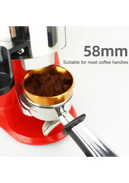 Altın 58 mm Stili mm Manyetik Espresso Kahve Tozu Kabı Öğütücü Kahve Makinesi Aksesuarları Için Dozaj Halkası (Yurt Dışından)