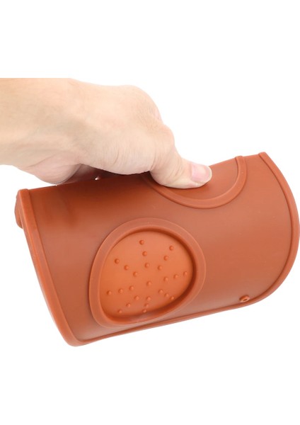 Kahverengi Tek Stil Silikon Kauçuk Köşe Mat Takım Tutucu Barista Kahve Sıkıştırma Mat Dudak Dayanıklı Ped Espresso Kahve Sabotaj Mat (Yurt Dışından) fırsatları