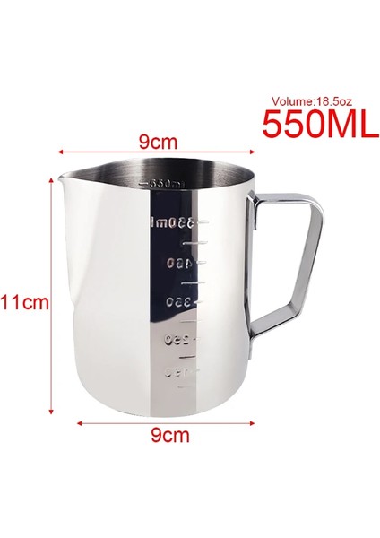 550ML Süt Bardağı Stili Kahve Sabotaj Ayarlanabilir 3 Açı Paslanmaz Çelik Tozu Çekiç Sabotaj Kahve Aksesuarları Kahve Gereçleri Araçları (Yurt Dışından)