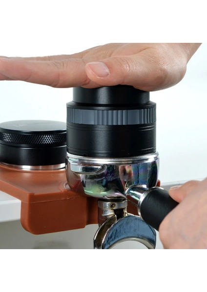 Tamper Mat-Size M Stili Kahve Distribütörü Espresso Sabotaj Paslanmaz Çelik Basınç Düz Kahve Sabotaj Hassas Tamping Kahve Distribütörü 58MM (Yurt Dışından) indirimleri