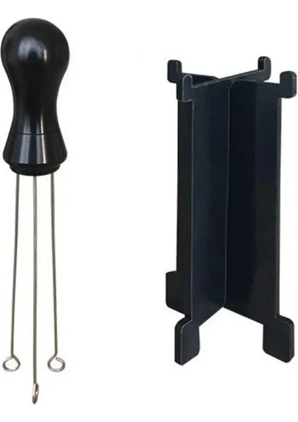 No.4 Tarzı Paslanmaz Çelik Iğne Kahve Tamper Espresso Kahve Sabotaj Dağıtıcı Düzleştirici Alet Iğne Tipi Kahve Tozu Dağıtıcı (Yurt Dışından)