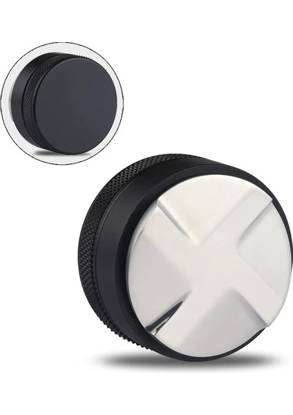 B-4 Hamuru Tarzı 51 mm Alaşım mm Kahve Dağıtıcı ve Kurcalama, Çift Kafa Kahve Düzleştirici Uyar, Ayarlanabilir Derinlik - Profesyonel Espresso El Kurcalamaları (Yurt Dışından)