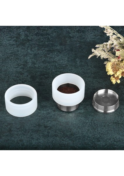 Nespresso Stili Için Yeniden Kullanılabilir Akıllı Kahve Tozu Demleme Kasesi Için Dozaj Halkası Nespresso K-Ücret Kapsül Barista Araçları Profilter Kahve Sabotaj (Yurt Dışından) modelleri