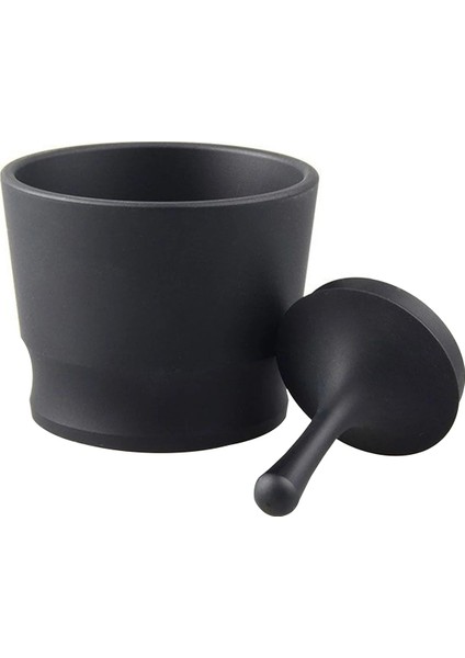 Siyah Stil 58 mm Alüminyum Alaşımlı Pres Kahve Sabotaj Basın Dozaj Halkası Kupası EK43 Öğütücü Için Espresso Barista Kolu Toz Seçici (Yurt Dışından)