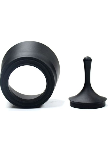 Siyah Stil 58 mm Alüminyum Alaşımlı Pres Kahve Sabotaj Basın Dozaj Halkası Kupası EK43 Öğütücü Için Espresso Barista Kolu Toz Seçici (Yurt Dışından) modelleri