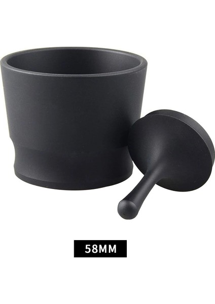 Siyah Stil 58 mm Alüminyum Alaşımlı Pres Kahve Sabotaj Basın Dozaj Halkası Kupası EK43 Öğütücü Için Espresso Barista Kolu Toz Seçici (Yurt Dışından) fırsatları