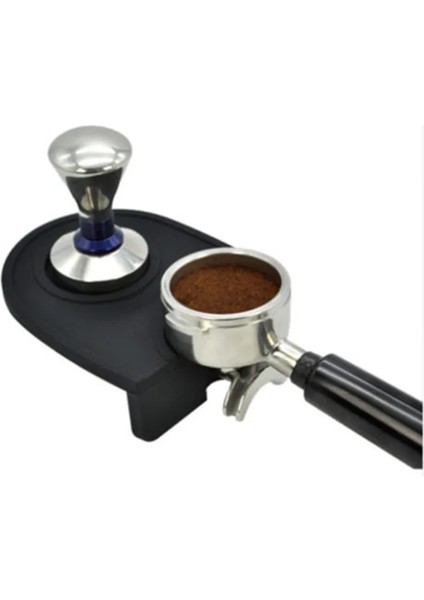 Siyah Stil Manuel Kahve Silikon Tampon Mat Barista Kahve Espresso Kurcalama Latte Sanat Kalem Dış Müdahale Tutacağı Ev Kahve Aksesuarları (Yurt Dışından) fırsatları