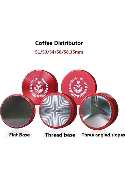 Beyaz Stil Çoğu Portafilter Için Ayarlanabilir Paslanmaz Çelik Kahve Distribütörü Espresso Sabotaj (Yurt Dışından) fırsatları