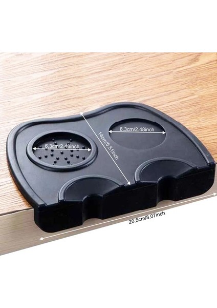 Çift Siyah Mat Stili Çelik Kahve Tamper mm Porfilter 2 Bardak Sepeti 350ML Köpürtme Sürahi ve Cafe Pot Akıllı Dozaj Fincan Kahve Gereçleri (Yurt Dışından)