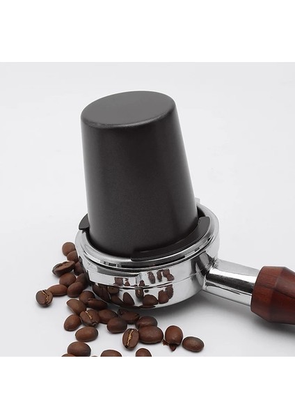 Gümüş 58MM Stili mm Kahve Dozaj Fincan Kahve Toz Besleyici Espresso Dozaj Fincan Paslanmaz Dayanıklı Çelik Kahve Dozajlama Aleti Gümüş Siyah (Yurt Dışından) indirimleri