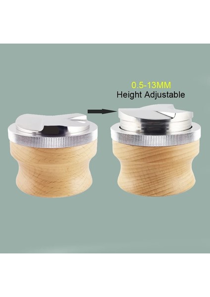 53MM Dozaj Halkası Stili Kahve Sabotaj Ayarlanabilir 3 Açı Paslanmaz Çelik Tozu Çekiç Sabotaj Kahve Aksesuarları Kahve Gereçleri Araçları (Yurt Dışından)
