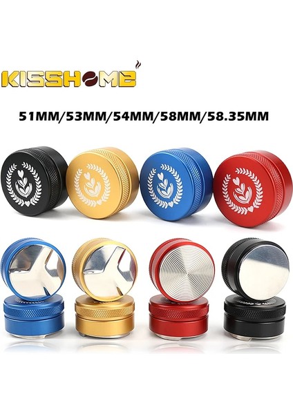 Bordo Tarzı Kahve Distribütörü, Ayarlanabilir Espresso Sabotaj Paslanmaz Çelik Dört Üç Açılı Eğim Tabanı Barista Kahve Aletleri Aksesuarı (Yurt Dışından) fiyatları