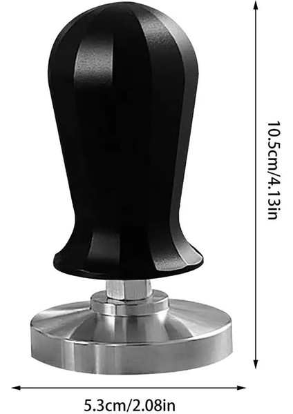 53 mm Tarzı mm Ayarlanabilir Derinlik Kahve Sabotaj Kalibre Edilmiş Sabit Basınç Espresso Dağıtıcı Paslanmaz Çelik Sabotaj Barista Araçları (Yurt Dışından)