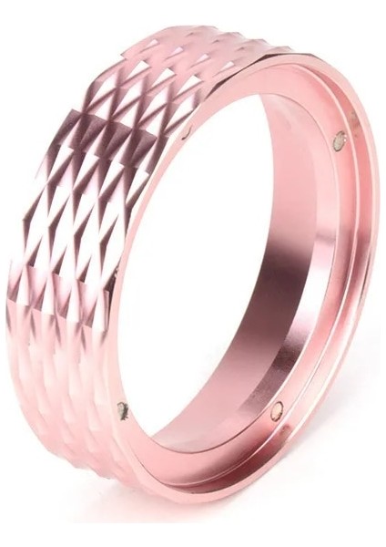 Pembe 51MM Tarzı Yeni Alüminyum Kahve Dozaj Halkası Distribütörü El Yapımı Kahve Makinesi Aracı mm Kahve Aksesuarları Için Barista Cof Ware (Yurt Dışından)