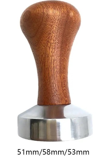 53 mm Tarzı mm Kahve Sabotaj Gevşek Dağıtılmış Araçlar Ahşap Saplı Espresso Kahve Tozu Dağıtıcı Barista Için Kahve Dağıtıcı (Yurt Dışından)
