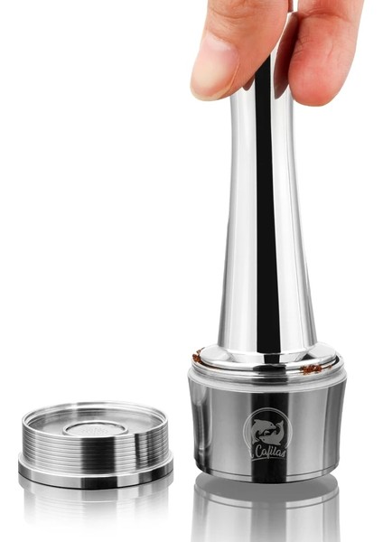 Dolce Gusto Kurcalama Stili Kahve Paslanmaz Çelik Kahve Sabotaj Dolce Gusto Nespresso Için Illy Ağır Düz Taban Kahve Sabotaj Espresso Pedi Tozu Çekiç (Yurt Dışından)