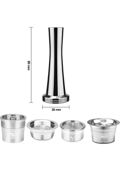Dolce Gusto Kurcalama Stili Kahve Paslanmaz Çelik Kahve Sabotaj Dolce Gusto Nespresso Için Illy Ağır Düz Taban Kahve Sabotaj Espresso Pedi Tozu Çekiç (Yurt Dışından)