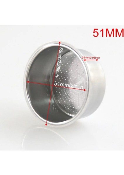 51MM 2 Kupa Stili Iyounice 6cm Çap Yüksek Li Espresso Kahve Kurcalama Matı Silikon Köşe Matı (Kahve Kurcalama Yok) (Yurt Dışından)