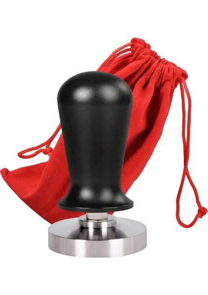 Ahşap Sap B Tarzı 51 mm Kalibre Edilmiş Kahve Sabotaj mm Düz Taban, Paslanmaz Çelik Profesyonel Barista Espresso Kahve Sabotaj Makinesi Aletleri (Yurt Dışından) fırsatları