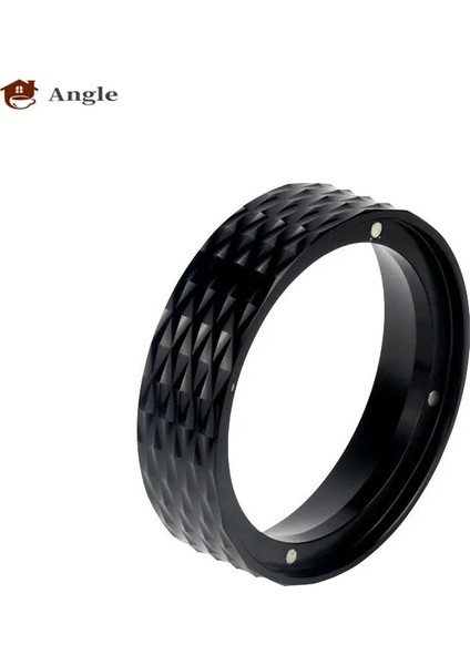 Siyah Stil 51 mm mm Mıknatıs Akıllı Dozaj Halkası Bira Kase Kahve Sabotaj Tozu Espresso Barista Aracı Huni Portafilter (Yurt Dışından)