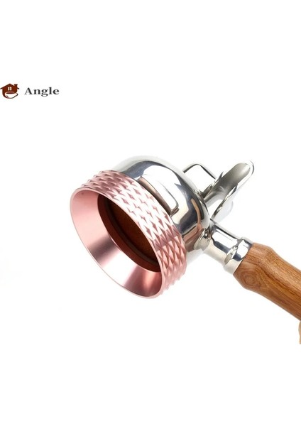 Siyah Stil 51 mm mm Mıknatıs Akıllı Dozaj Halkası Bira Kase Kahve Sabotaj Tozu Espresso Barista Aracı Huni Portafilter (Yurt Dışından) fırsatları