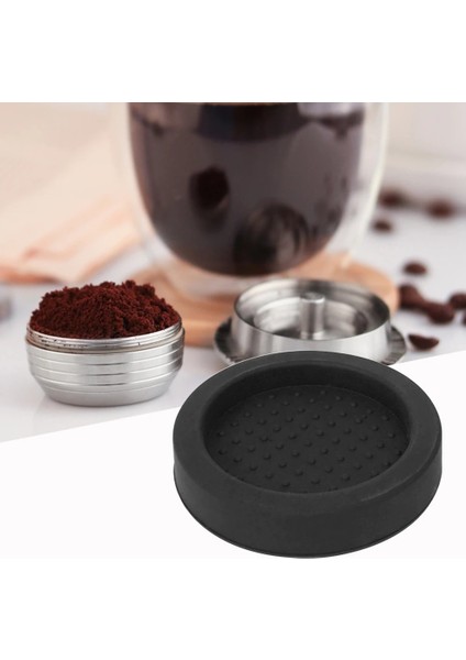 Siyah Stil Kahve Kaymaz Mat Kaymaz Espresso Kahve Sabotaj Pedi Silikon Yuvarlak Sabotaj Mat Kahve Tozu Çekiç Makinesi Cof Ware (Yurt Dışından) fiyatları
