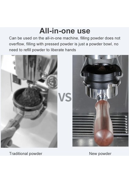 No.1 Tarzı Kahve Tozu Bağlantı Çember Kolu Distribütör Kantitatif Halka Breville 8 Serisi Için Dönebilen Alüminyum Alaşımlı Döngü (Yurt Dışından) fırsatları