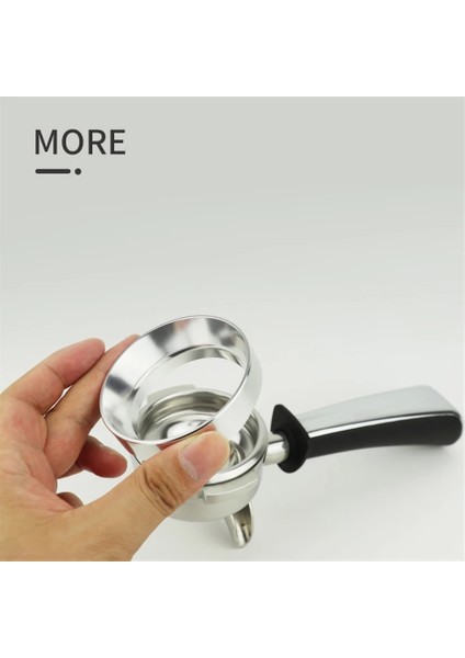 Siyah Stil 58 mm 58MM Paslanmaz Çelik Akıllı Dozaj Halkası Bira Kase Manyetik Kahve Tozu Espresso Barista Huni Portafilter (Yurt Dışından) fiyatları