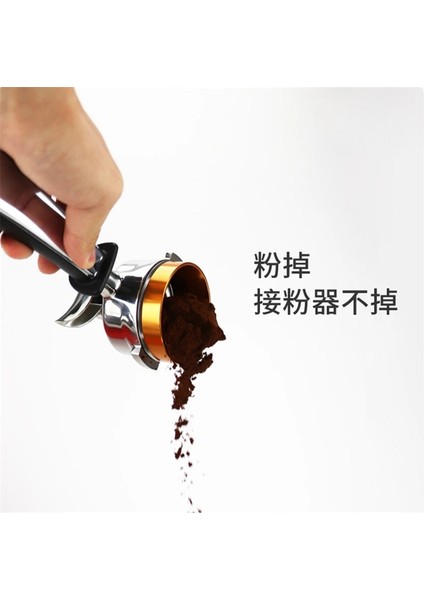 Siyah Stil 58 mm 58MM Paslanmaz Çelik Akıllı Dozaj Halkası Bira Kase Manyetik Kahve Tozu Espresso Barista Huni Portafilter (Yurt Dışından) fırsatları