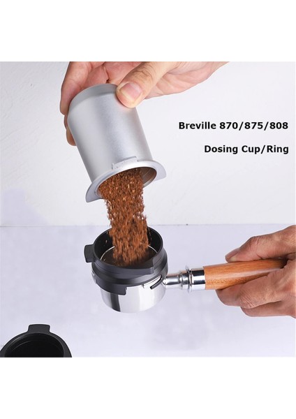 Koyu Haki Stili Breville Dozajlama Fincan Kahve Koklama Kupa Toz Besleyici Fit Espresso Makinesi Portafilter Kahve Sabotaj Tozu (Yurt Dışından) indirimleri