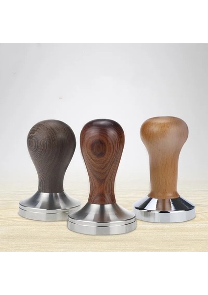 Kırmızı Ahşap Tarzı 58 mm Paslanmaz Çelik Kahve Sabotaj Chacate Preto Ahşap Saplı Kahve Tozu Çekiç Cafe Aksesuarları (Yurt Dışından) fiyatları