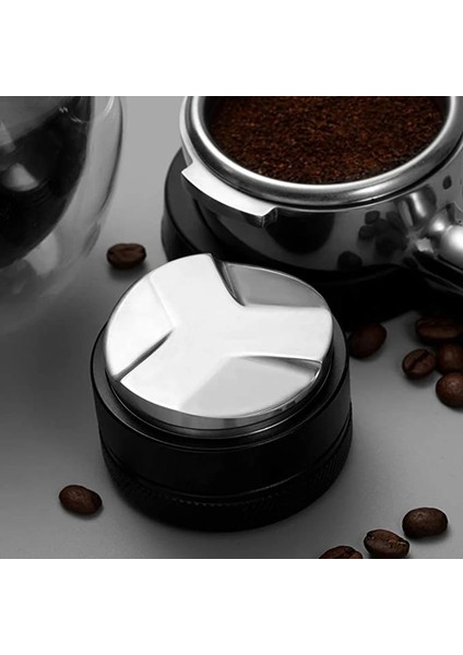 Siyah Stil 51 mm mm Kahve Sabotaj Paslanmaz Çelik Kahve Distribütörü Kahve Tozu Çekiç Aracı Özelleştirilmiş Espresso Aksesuarları Ayarlanabilir (Yurt Dışından) fiyatları