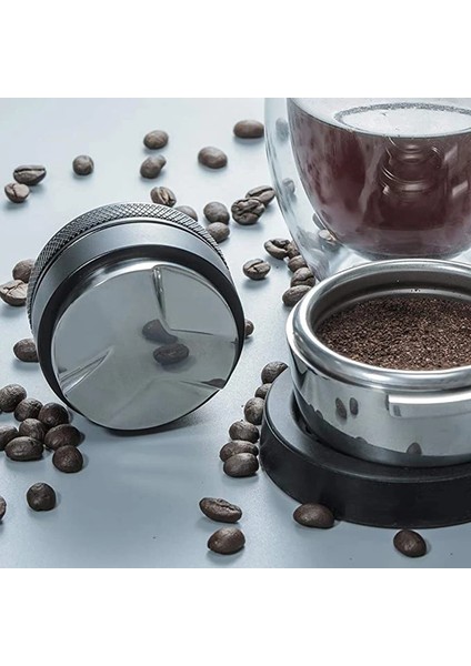 Siyah Stil 51 mm mm Kahve Sabotaj Paslanmaz Çelik Kahve Distribütörü Kahve Tozu Çekiç Aracı Özelleştirilmiş Espresso Aksesuarları Ayarlanabilir (Yurt Dışından) modelleri