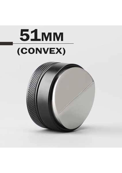 51 mm Tarzı Kahve Sabotaj Paslanmaz Çelik Kahve Distribütörü Kahve Tozu Çekiç Dışbükey Taban Kahve Aksesuarları (Yurt Dışından)