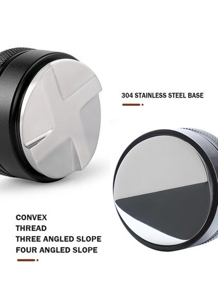 51 mm Tarzı Kahve Sabotaj Paslanmaz Çelik Kahve Distribütörü Kahve Tozu Çekiç Dışbükey Taban Kahve Aksesuarları (Yurt Dışından) fiyatları